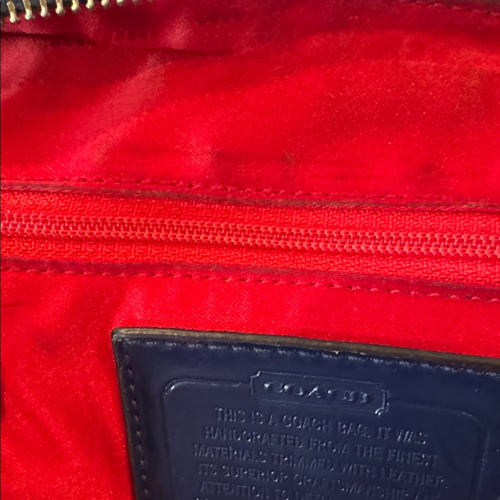 Coach Poppy Denim Quilted Signature C Flight Crossbody Bag - Picture 12 of 14